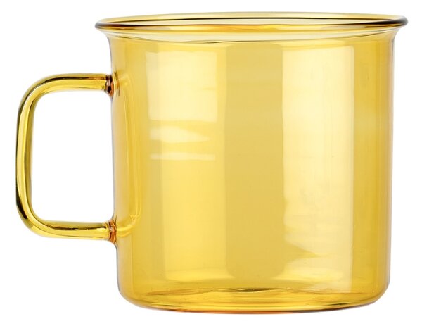 Muurla Hrnček Glass 0,35l, žltý