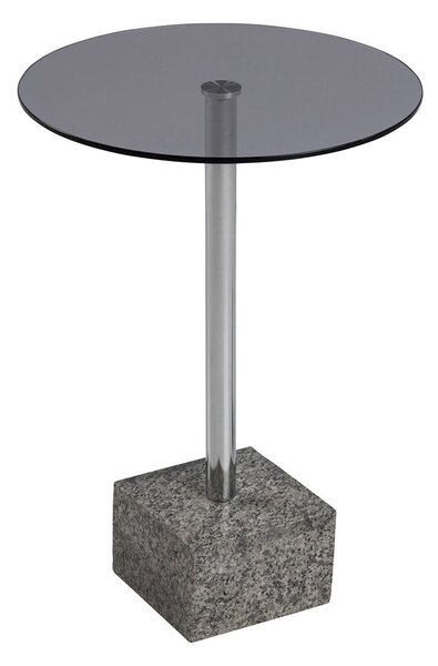 ACTONA Odkladací stolík Cobble – šedá 50 × 35 × 35 cm