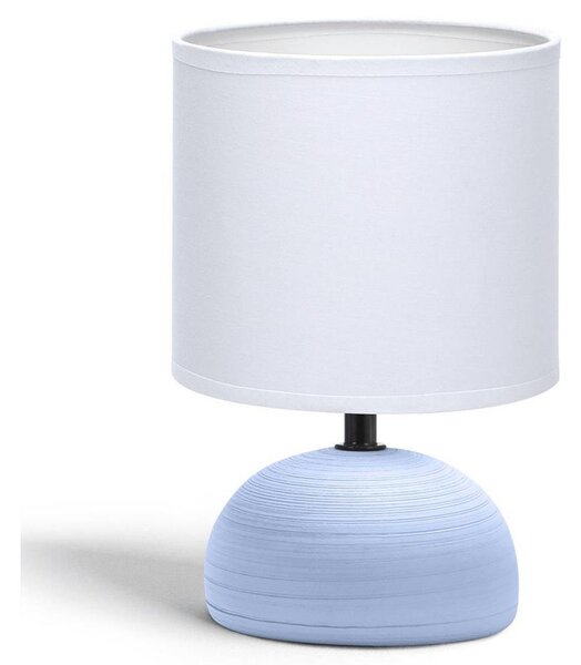 Aigostar Aigostar 130200PTZ - Stolná lampa 1xE14/40W/230V modrá/biela AI0165 + záruka 3 roky zadarmo