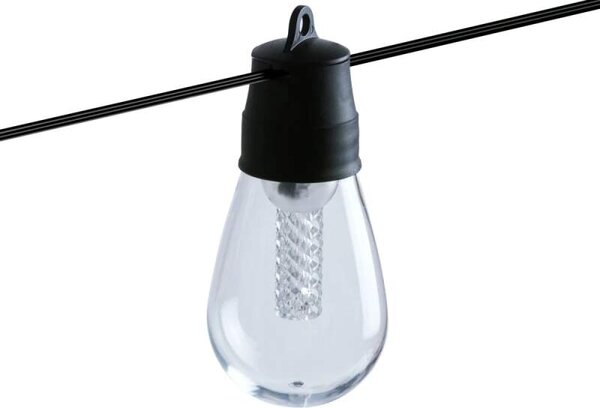 SMART solárna LED reťaz 25×LED Bluetooth 13,6 m IP65 (11744)