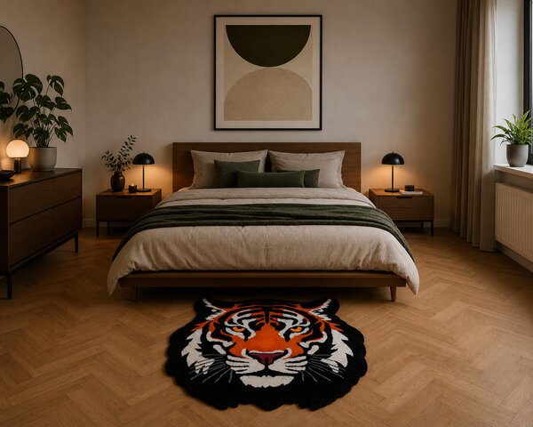 U.Rug koberce , Kusový koberec U.Rug Tiger, 100x100, viacfarebná, detská izba