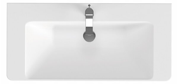 Cersanit Mille, skrinkové umývadlo 100x45 cm, biela, K11-2324