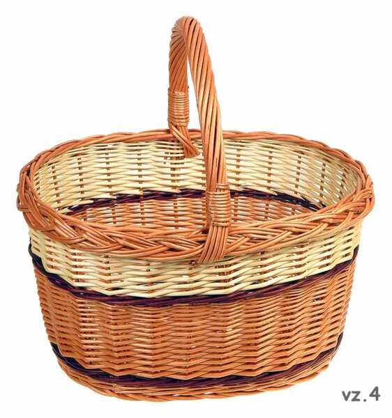 Prútený košík (Prútený košík na pečivo)