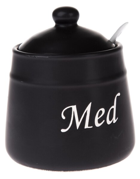 Keramická dóza na med, 450 ml