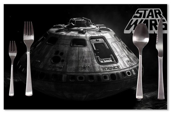 Sablio Prestieranie Star Wars Vesmírna loď: 40x30cm