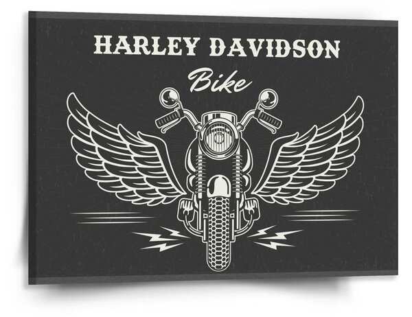 Sablio Obraz Harley-Davidson S krídlami - 150x110 cm
