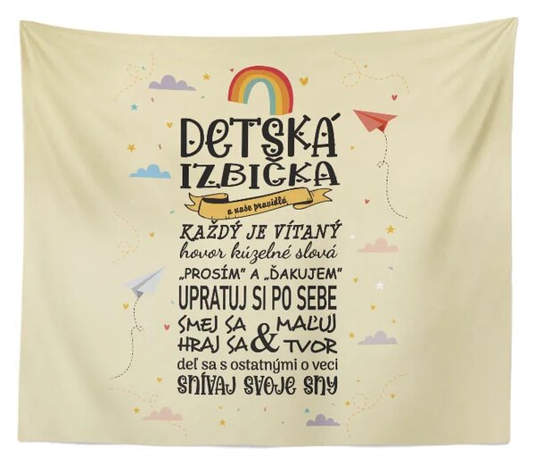 Sablio Deka Detská izbička: 150x120 cm