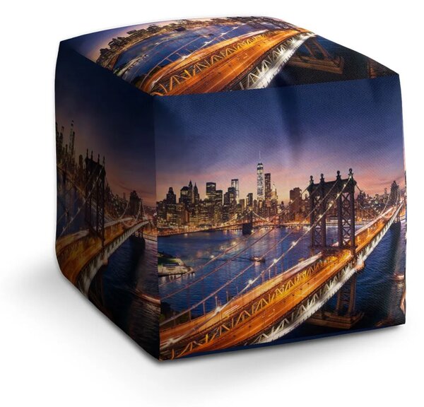 Sablio Taburet Most v New Yorku - 40x40x40 cm