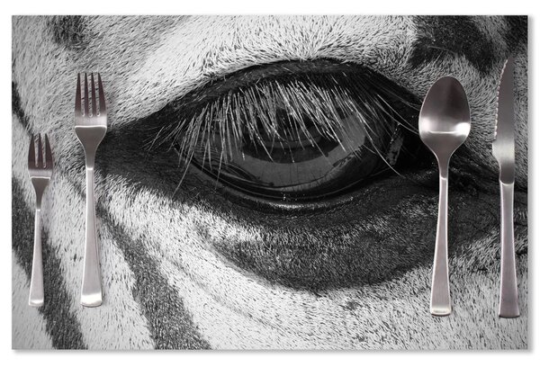 Sablio Prestieranie Oko zebry: 40x30cm