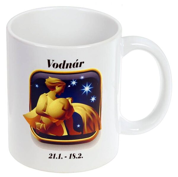 Znamenie Vodnár šálka (Praktický darček pre muža aj ženu)
