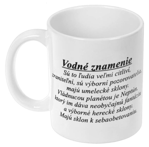Znamenie Ryby šálka (Praktický darček do domácnosti)