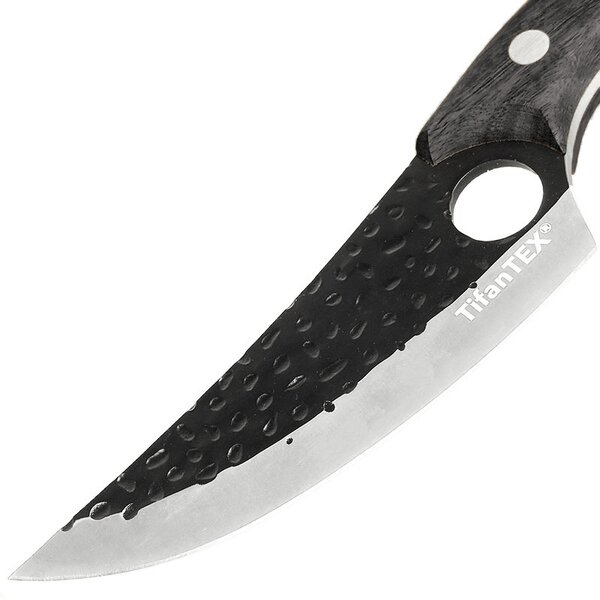 Vykosťovací nôž s puzdrom TFT čierny (Lovecký nôž do kuchyne celková dĺžka 27,6 cm - dĺžka čepele 14,6 cm)