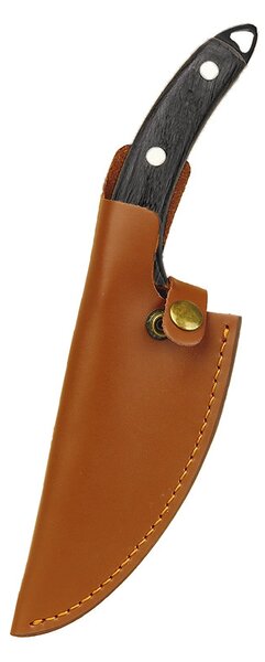 Vykosťovací nôž s puzdrom TFT čierny (Lovecký nôž do kuchyne celková dĺžka 27,6 cm - dĺžka čepele 14,6 cm)