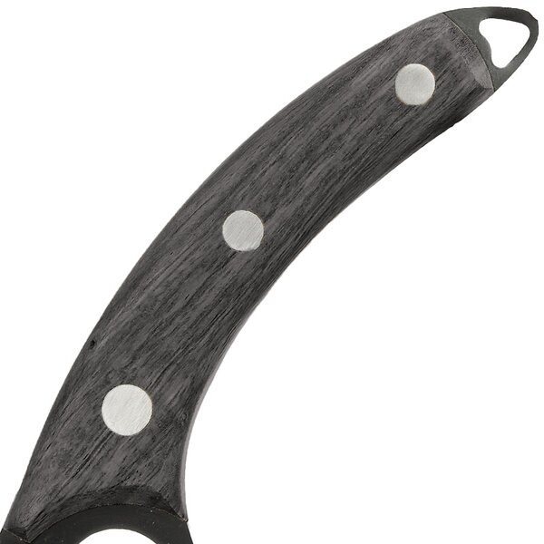 Vykosťovací nôž s puzdrom TFT čierny (Lovecký nôž do kuchyne celková dĺžka 27,6 cm - dĺžka čepele 14,6 cm)