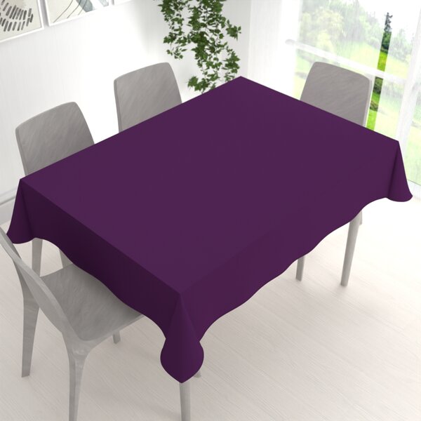 Biante Dekoračný obdĺžnikový obrus Rongo RG-064 Tmavo fialový 60x100 cm