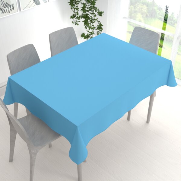 Biante Dekoračný obdĺžnikový obrus Rongo RG-065 Svetlo modrý 50x100 cm