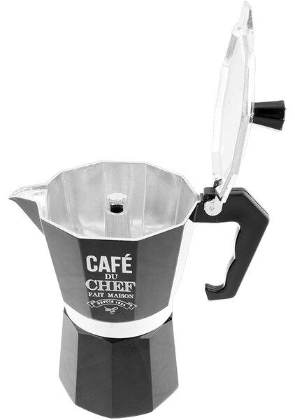 Moka kávovar hliníkový čierny (Moka kanvička "koťogo")