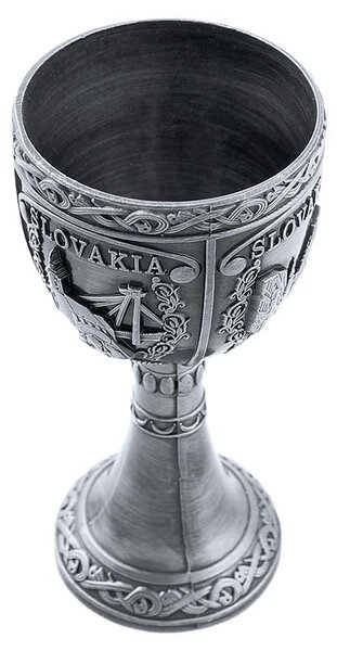 Štamperlík na stopke Slovensko fa.patina (Pohárik na stopke 30ml)