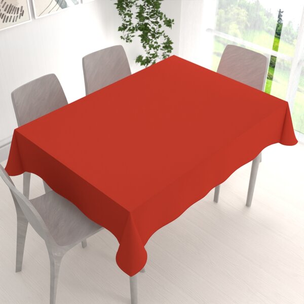 Biante Dekoračný obdĺžnikový obrus Rongo RG-088 Tehlovo červený 50x100 cm
