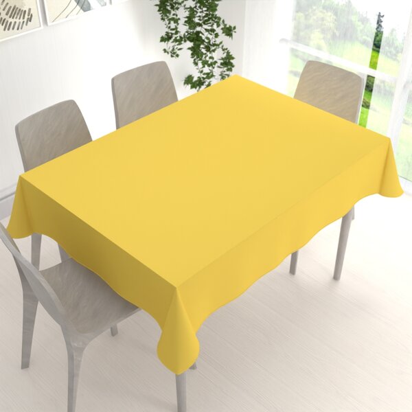 Biante Dekoračný obdĺžnikový obrus Rongo RG-090 Svetlo žltý 50x100 cm