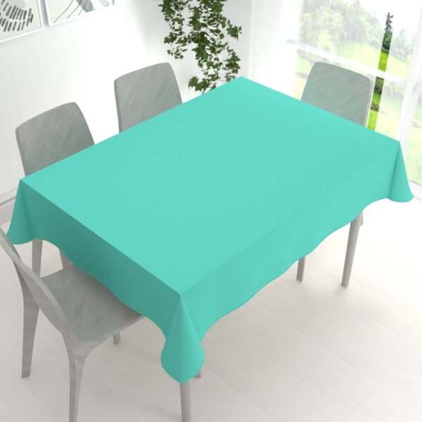 Biante Dekoračný obdĺžnikový obrus Rongo RG-093 Svetlo tyrkysový 50x100 cm