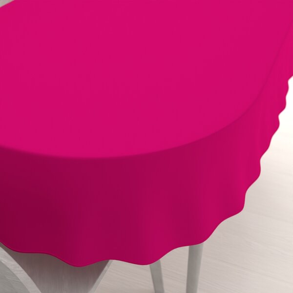 Biante Dekoračný oválny obrus Rongo RG-096 Fuchsiový 50x100 cm