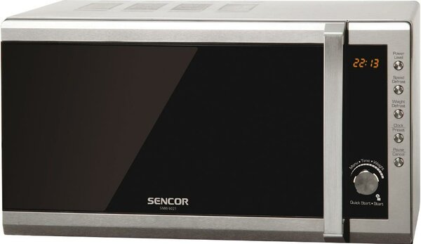Sencor SMW 6001DS mikrovlnná rúra, strieborná