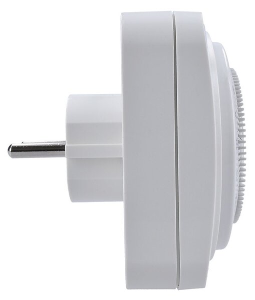 SOLIGHT Mechanický denný časový spínač 230V/16A, biely