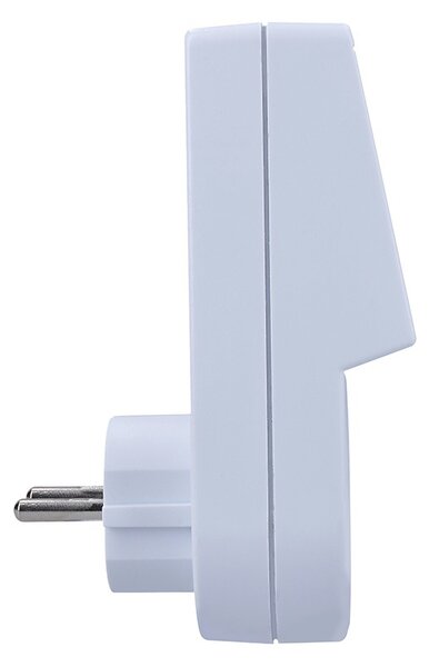 SOLIGHT Digitálny týždenný časový spínač 230V/16A, 1 zásuvka, biely