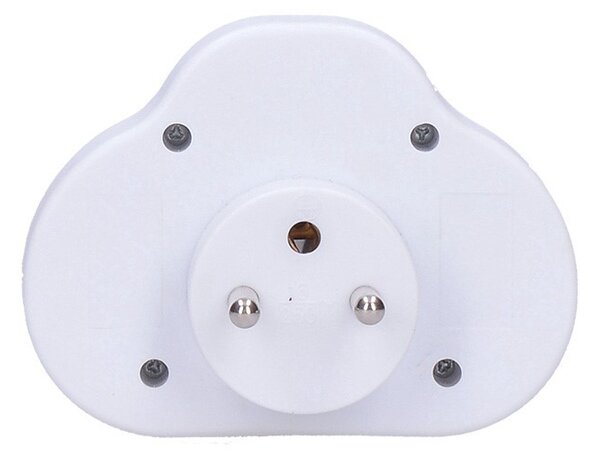 SOLIGHT Zásuvka rozbočovacia s vypínačom P97 2x 230V/10A, biela