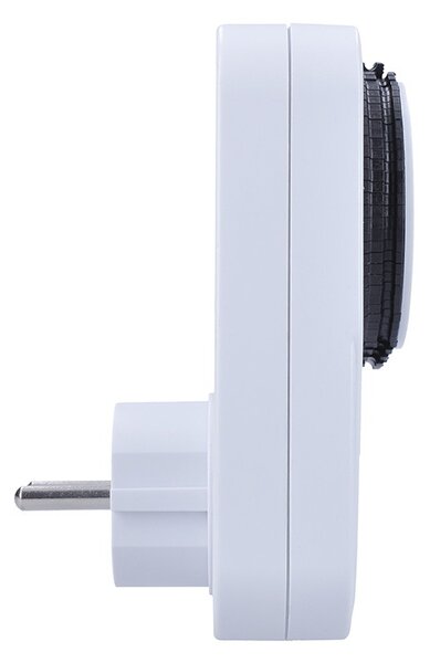 SOLIGHT Mechanický týždenný časový spínač 230V/16A, 1 zásuvka, biely