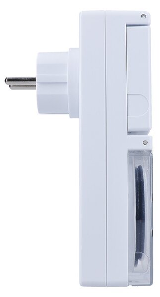 SOLIGHT vonkajšie denný časový spínač 230V/16A/IP44/3500W, biely