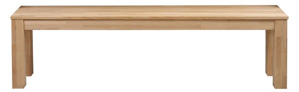 Hnedá Drevená lavica Largo 46 × 160 × 30 cm WOOOD