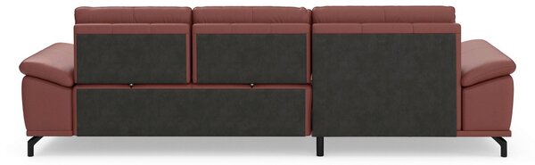 ROHOVÁ SEDAČKA, koža, červenohnedá Sit & More - Sedačky, Online Only