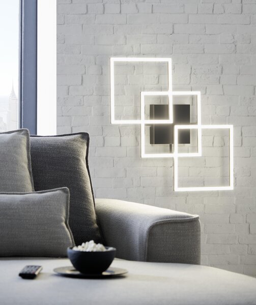 STROPNÉ LED SVIETIDLO, 75,5/37/6 cm Novel - Interiérové svietidlá