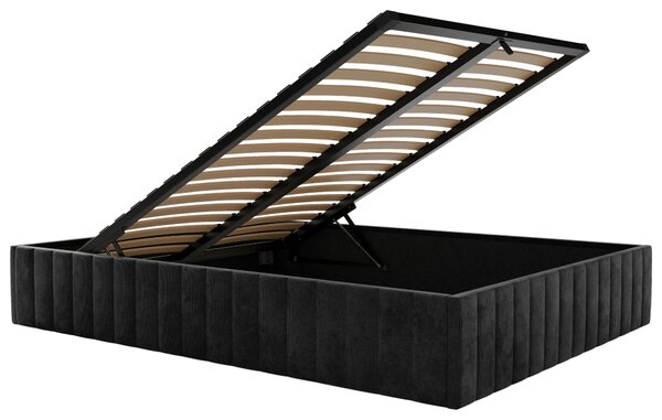 ČALÚNENÁ POSTEĽ, 120/200 cm, čierna Boxxx - Online Only spálne, Online Only