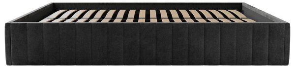 ČALÚNENÁ POSTEĽ, 120/200 cm, čierna Boxxx - Online Only spálne, Online Only