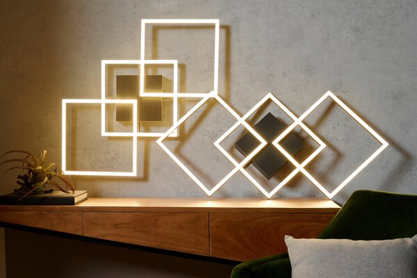 STROPNÉ LED SVIETIDLO, 75,5/37/6 cm Novel - Interiérové svietidlá