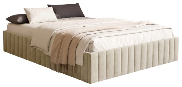 ČALÚNENÁ POSTEĽ, 120/200 cm, béžová Boxxx - Online Only spálne, Online Only