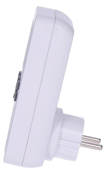 SOLIGHT Digitálny týždenný časový spínač 230V/16A, 10 režimov, veľký LCD, biely