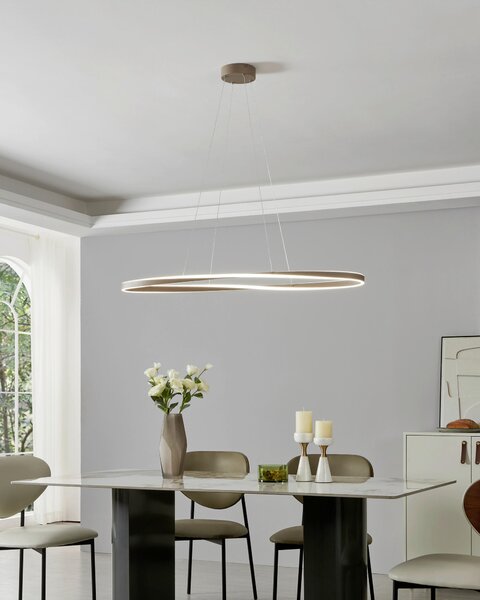 ZÁVESNÉ LED SVIETIDLO, 111/38/120 cm Eglo - Interiérové svietidlá