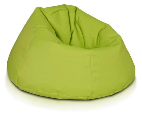 INTERMEDIC SK - Sedací vak Relax 110x70 cm | kreslo na oddych z ekokože alebo polyesteru, 300 l Farba: E18 - Žltá - slnko (Ekokoža)