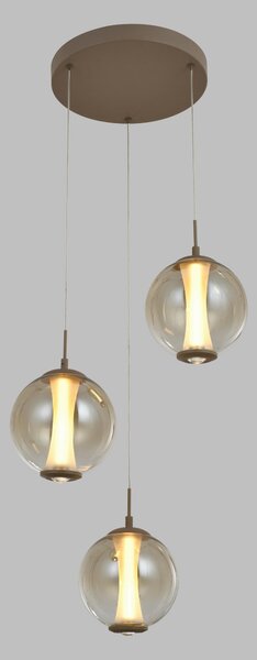 ZÁVESNÉ LED SVIETIDLO, 44/150/44 cm - Interiérové svietidlá