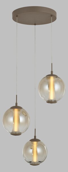 ZÁVESNÉ LED SVIETIDLO, 44/150/44 cm - Interiérové svietidlá