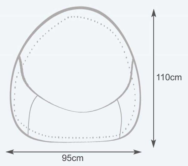 INTERMEDIC SK - Sedací vak Viper 95x110 cm | multifunkčný komfortný vak na sedenie aj ležanie Farba: E16 - Zelená olivová svetlá (Ekokoža)