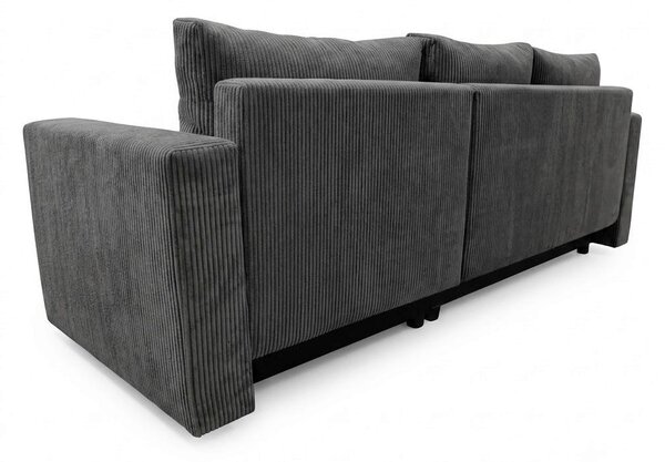 ROHOVÁ SEDAČKA, textil, tmavosivá P & B - Sedačky, Online Only