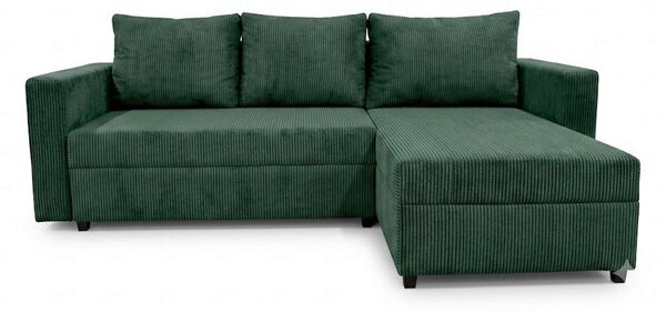 ROHOVÁ SEDAČKA, textil, zelená P & B - Sedačky, Online Only