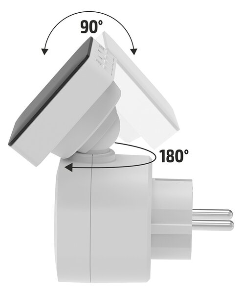 SOLIGHT Digitálny časový spínač DT36