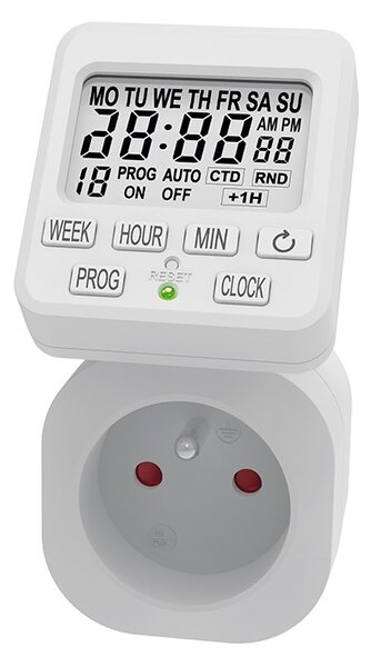 SOLIGHT Digitálny časový spínač DT35