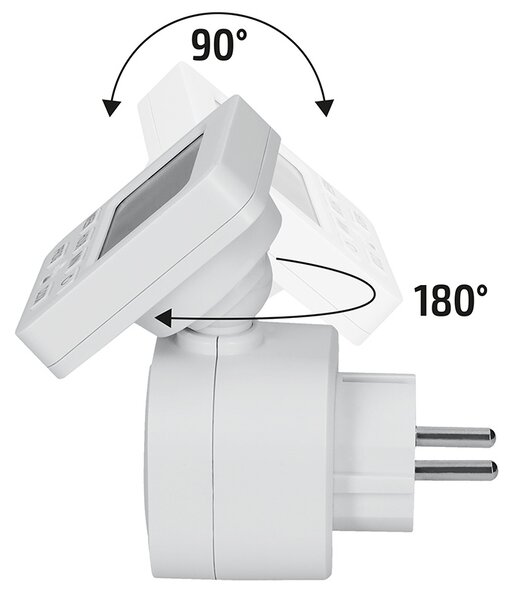 SOLIGHT Digitálny časový spínač DT35